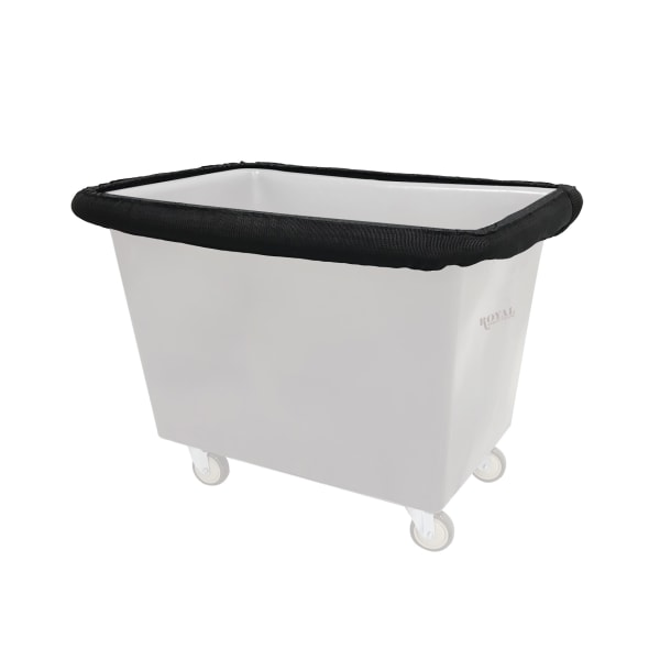 Royal Basket Trucks 16 BU Poly Bumper, Black