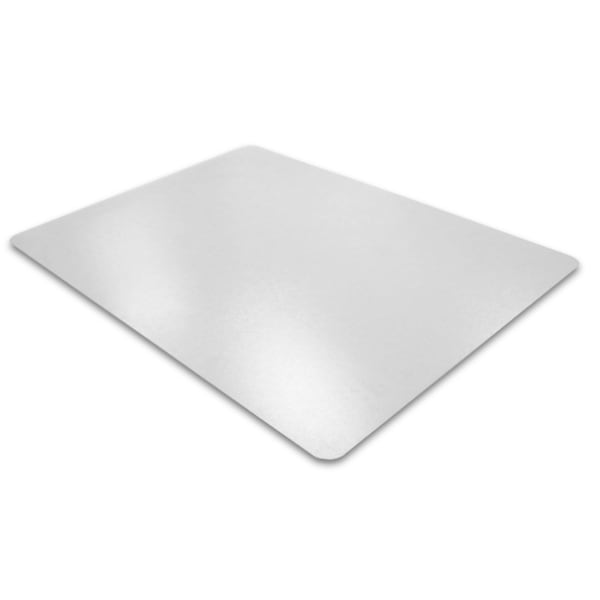 Floortex Cleartex Recycled Rectangular Chair Mat For Hard Floors, 48in x 60in, Tinted