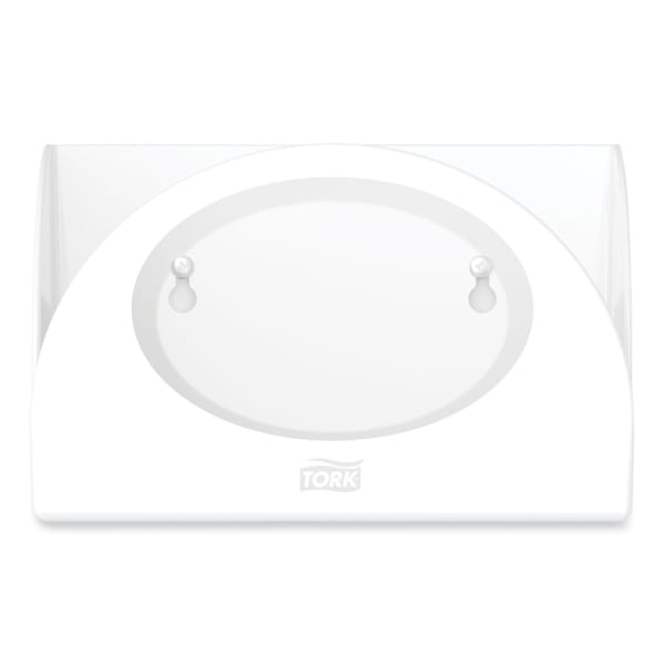 Tork Small Bracket Wiper Dispenser, 8.42 x 4.22 x 5.74, White