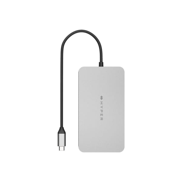 Targus Sanho HyperDrive Dual 4K HDMI 10-in-1 USB-C Hub, Gray