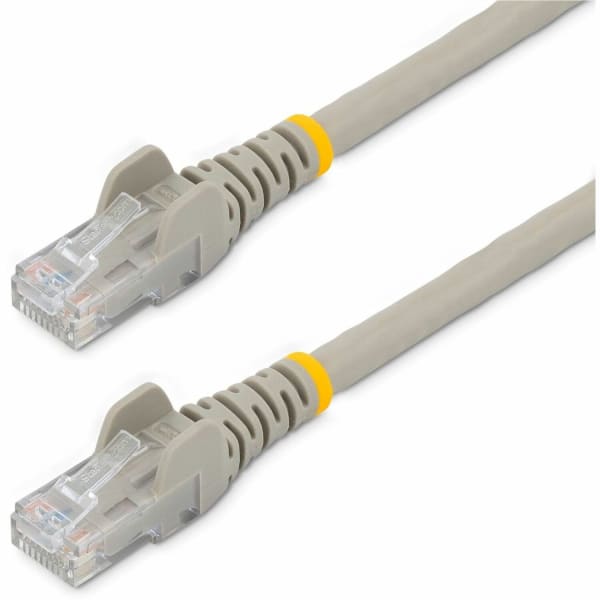 StarTech.com 3 ft. CAT6 Ethernet Cable - 10 Pack - ETL Verified - Gray CAT6 Patch Cord - Snagless RJ45 Connectors - 24 AWG - UTP - 3 ft. CAT6 Ethernet cable multipack meets all ANSI/TIA-568-D Category 6 patch cable specifications