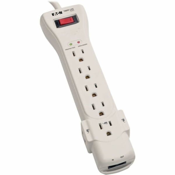 Tripp Lite Protect It! Seven-Outlet Surge Suppressor, 15ft Cord