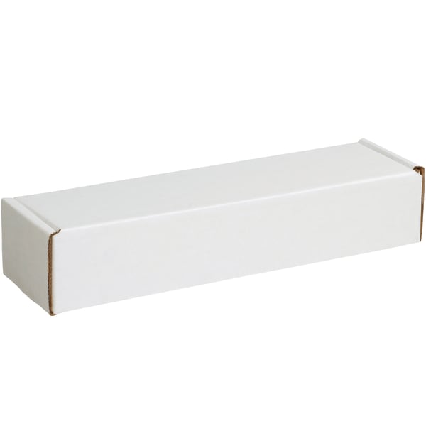 Partners Brand 15in Corrugated Mailers, 2inH x 2inW x 15inD, White, Pack Of 50
