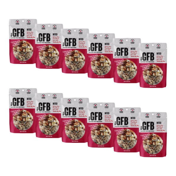 GFB The Gluten Free Bar CHOCOLATE CHERRY ALMOND BITES  12-4oz