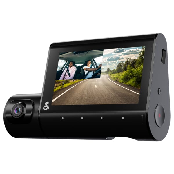 Cobra Front 1440p & Interior 1080p Smart Dash Cam with GPS, Wi-Fi & microSD Card, Black, SC220C