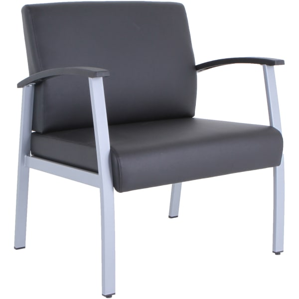 Lorell Big & Tall Healthcare Guest Chair, Black
