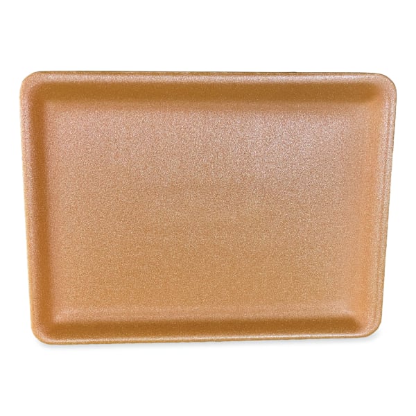 GEN Meat Trays, #9P, 5/8inH x 12-1/4inW x 9-1/4inD, Yellow, Pack Of 200 Trays