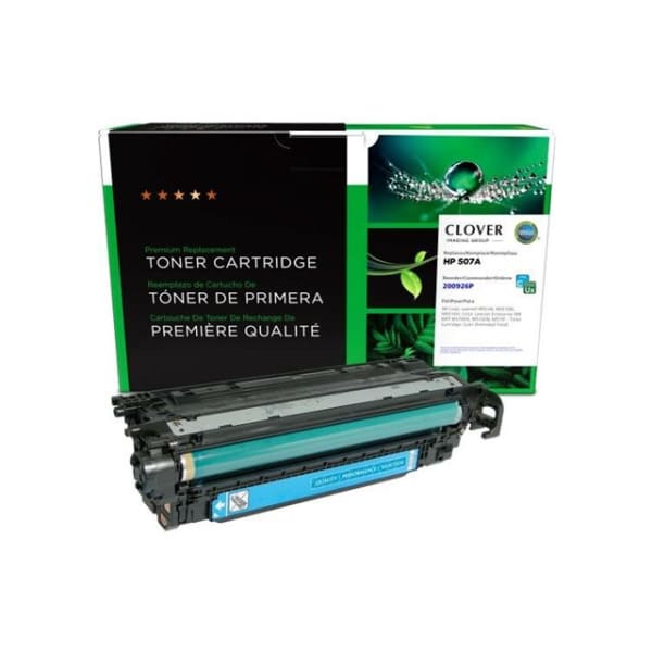 Clover Imaging Group Remanufactured Cyan Extra-High Yield Toner Cartridge Replacement For HP 507A, CE401A