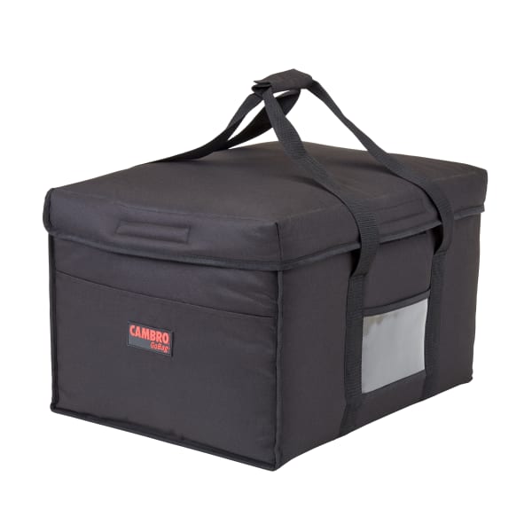 Cambro Delivery GoBags, 18in x 14in x 12in, Black, Set Of 4 GoBags