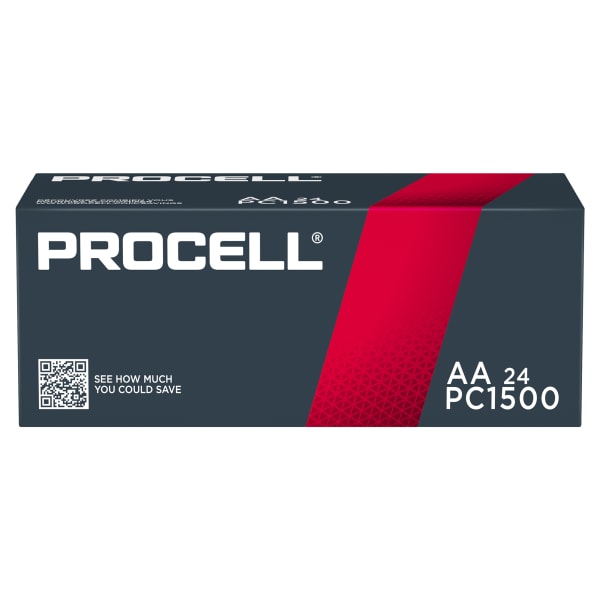 Procell AA Alkaline Batteries, Pack Of 24