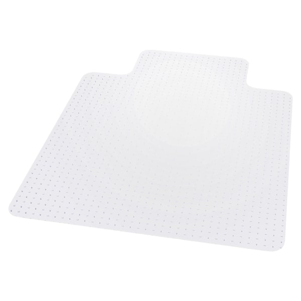 ES Robbins Multi-Task AnchorBar Carpet Chair Mat, Standard Lip, 45inW x 53inD, Clear