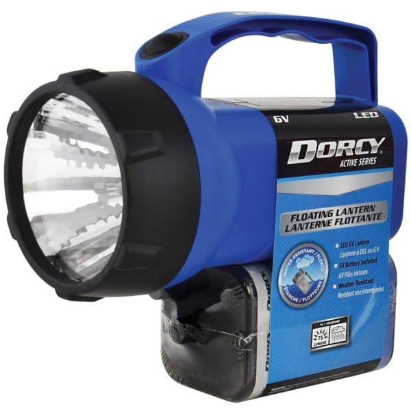 Dorcy 41-2081 6V Floating LED Lantern - LED - 35 lm Lumen - Plastic, Rubber - Assorted - 1 / Pack
