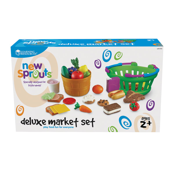 Learning Resources New Sprouts Deluxe Market Set, Grades Pre-K - 3