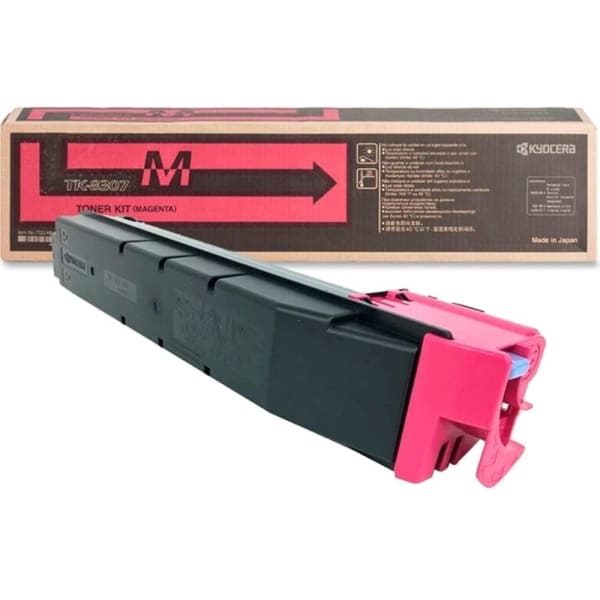 Kyocera Mita TK-8307M Magenta Standard Yield Toner Cartridge, 1T02LKBUS0