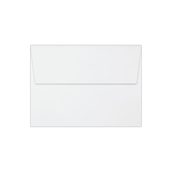 LUX Invitation Envelopes, A7, Peel & Stick Closure, White, Pack Of 250