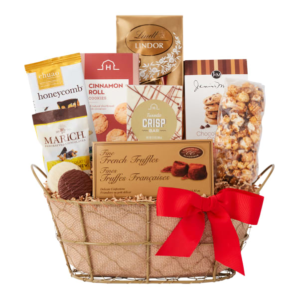 Hickory Farms - Decadent Delights Chocolate Gift Basket - 10 items