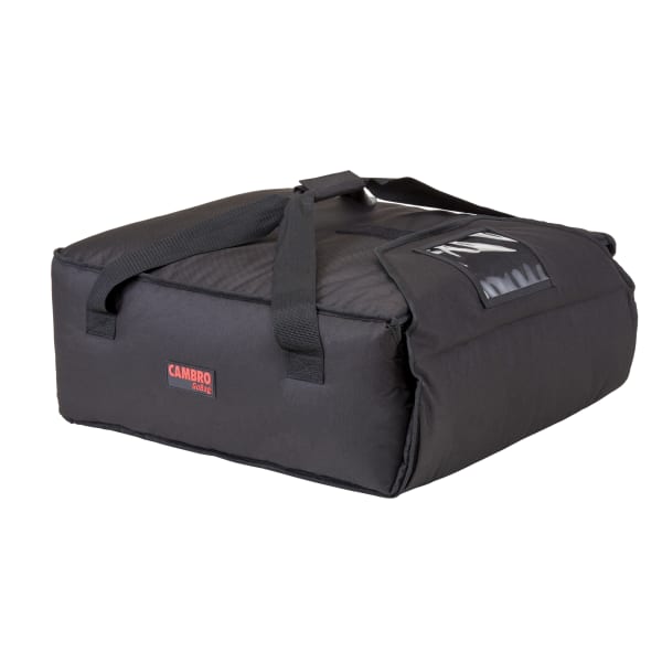 Cambro Standard Pizza GoBags, For 3 Boxes, Black, Set Of 4 GoBags