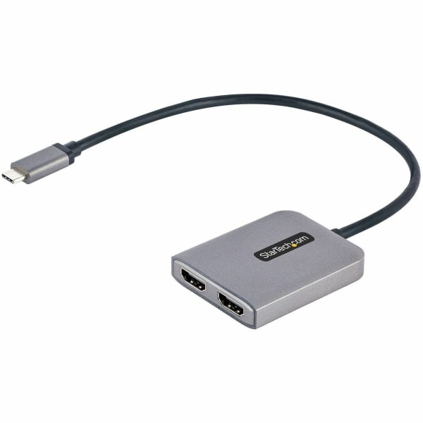StarTech USB-C to Dual HDMI MST HUB, Dual HDMI 4K 60Hz, USB Type C Multi Monitor Adapter for Laptop, 2 Port DP 1.4 MST Hub - USB C to Dual HDMI MST Hub for Dual 4K 60Hz
