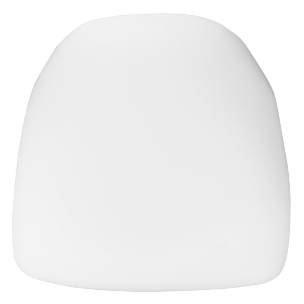 Flash Furniture Chiavari Chair Cushion, Hard Fabric, 2inH x 15-1/2inW x 15-1/2inD, White