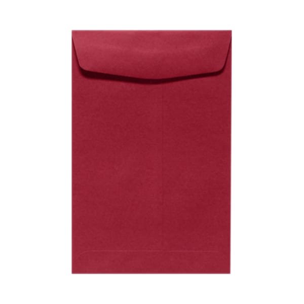 LUX Open-End 10in x 13in Envelopes, Peel & Press Closure, Garnet Red, Pack Of 50