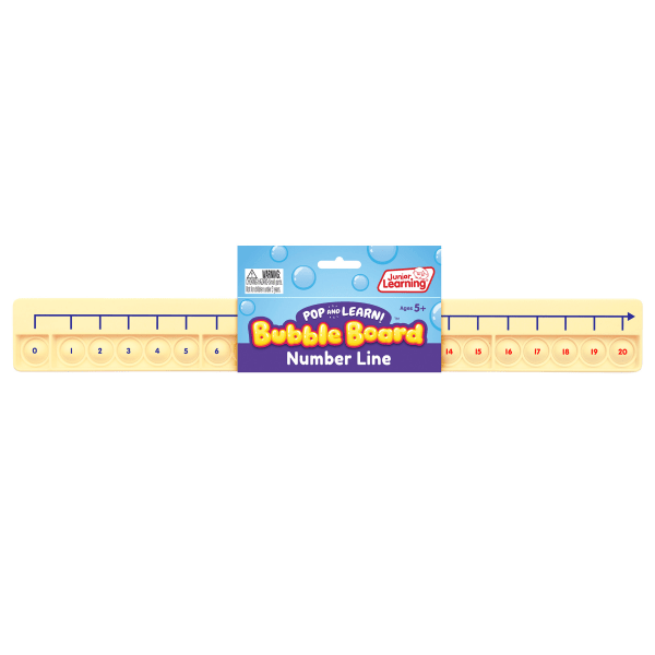 Junior Learning Number Line Pop and Learn Bubble Board