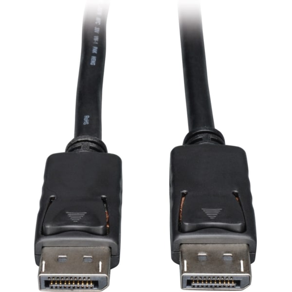 Eaton Tripp Lite Series DisplayPort Cable with Latching Connectors, 4K 60 Hz (M/M), Black, 1 ft. (0.31 m) - P580001