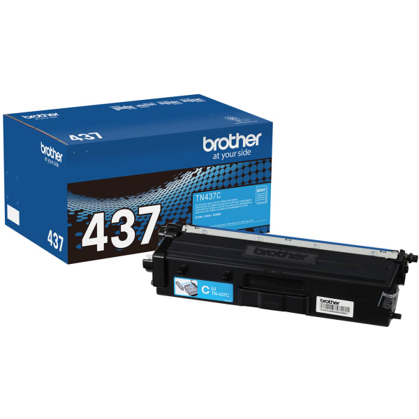 Brother Genuine TN437C Cyan Ultra-High Yield Toner Cartridge