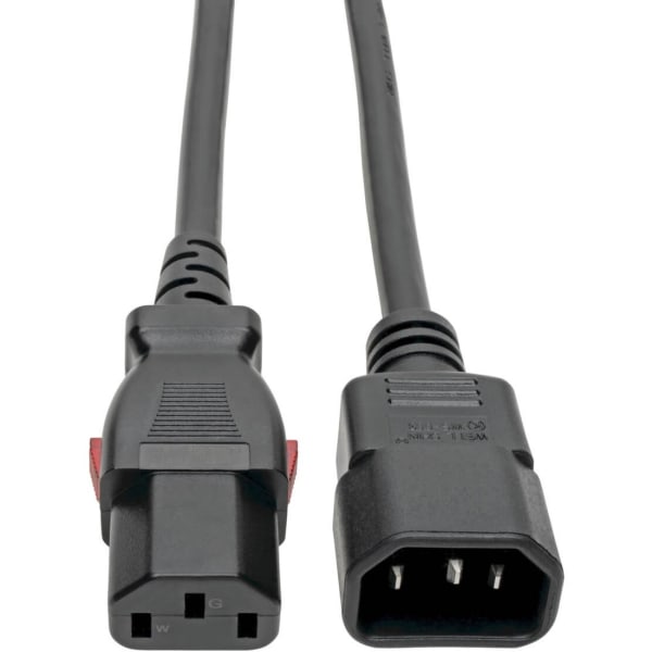 Eaton Tripp Lite Series Power Extension Cord, Locking C13 to C14 PDU Style - 10A, 250V, 18 AWG, 6 ft. (1.83 m) - P004L06