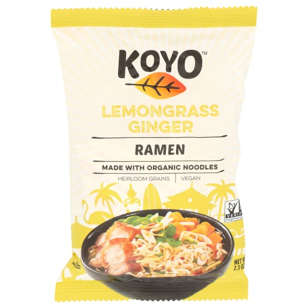 Koyo Ramen, Lemongrass Ginger, 2.1 Oz, Total Qty 12