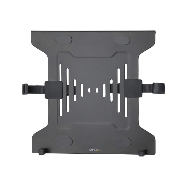 StarTech.com VESA Laptop Tray, Adjustable Monitor Arm Laptop Tray, Secures Notebooks up to 4.5kg (9.9lb), 75x75 & 100x100 VESA, Ventilated