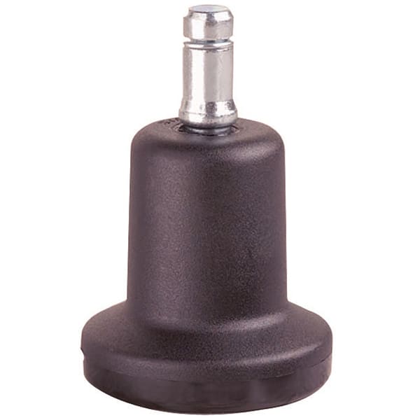 Master Caster Bell Glide Casters, Stem B, 7/16in x 7/8in, Pack Of 5