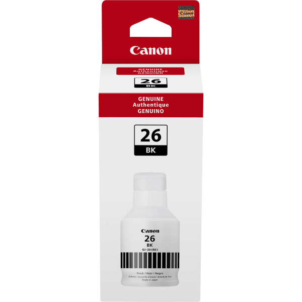 Canon GI-26 Black High-Yield Ink Bottle, 4409C001
