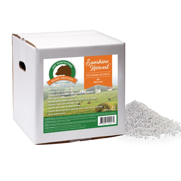 Just Scentsational Sunshine Harvest SOP Granular Fertilizer, 40 Lb
