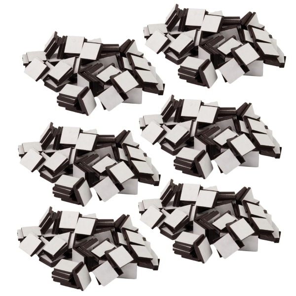 Teacher Created Resources Adhesive Magnetic Squares, 3/4in x 3/4in, Black, 50 Magnets Per Pack, Set Of 6 Packs