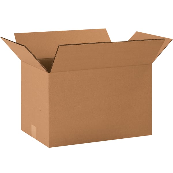 Partners Brand Double-Wall Heavy-Duty Corrugated Cartons, 24in x 14in x 14in, Kraft, Box Of 10