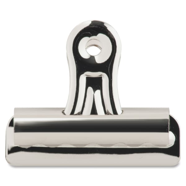 Sparco Boston Bulldog Clips, Size 2, 2 1/4in Wide, 11/32in Capacity, Silver, Box Of 36