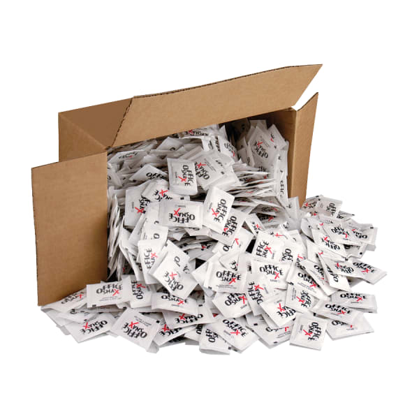 Office Snax Sugar Packs, 2.8 Oz, Carton Of 1,200
