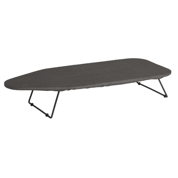 Hospitality 1 Source Ironing Boards, Table Top, 6inH x 12-1/2inW x 30inD, Charcoal Cover/Black Frame, Pack Of 6 Boards