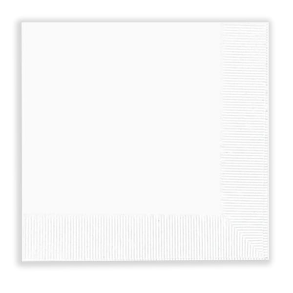 Hoffmaster 2-Ply Beverage Napkins, 10in x 10in, White, Case Of 4,000 Napkins