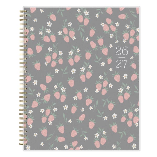 2027 Blue Sky Merrie Dark Weekly/Monthly (18-Month) Planning Calendar, 8.5x11, 0%, Frosted PP, Jan-Dec, RY27