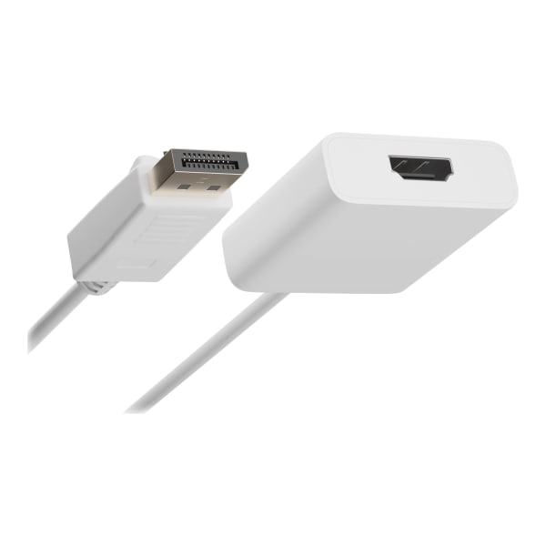 UNC Group - Adapter - DisplayPort male to HDMI female - white