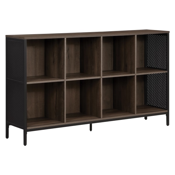 Office Star Ace 34inH 8-Cube Storage Bookcase, Ozark Ash