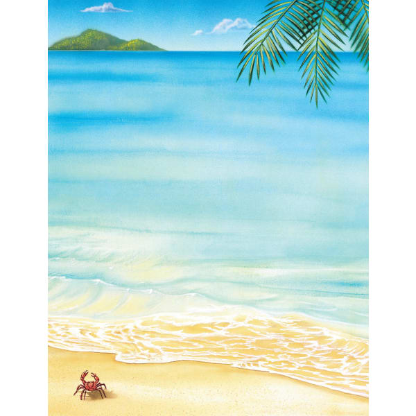 Great Papers! Design Paper, Tropical Stationery Letterhead, 8-1/2in x 11in, Multicolor, Pack Of 80 Sheets