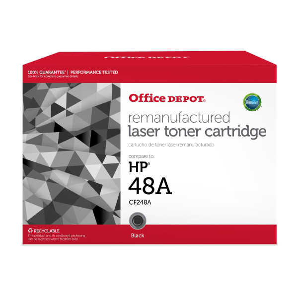 Office Depot Remanufactured Black Toner Cartridge Replacement For HP 48A, OD48A