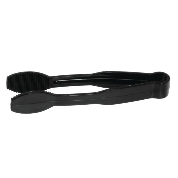 Cambro Plastic Tongs, Flat Grip, 6in, Black, Pack Of 12 Tongs