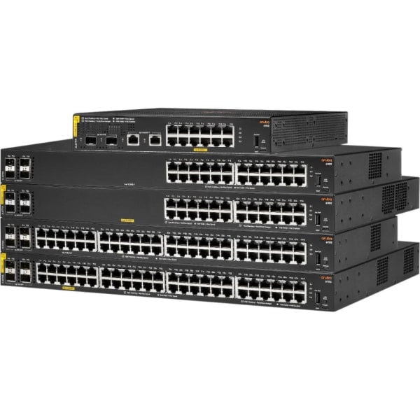 Aruba 6100 24G Class4 PoE 4SFP+ 370W 24-Port Switch
