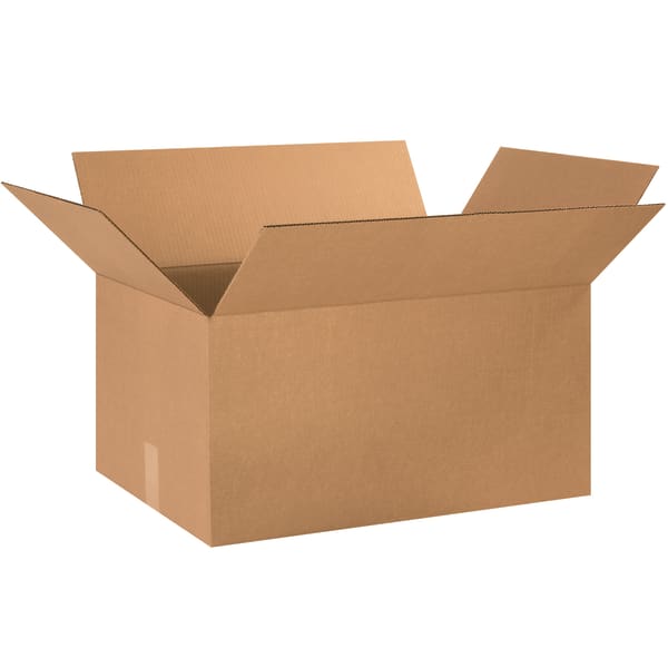 Partners Brand Corrugated Boxes, 13inH x 16inW x 24inD, 15% Recycled, Kraft, Bundle Of 15