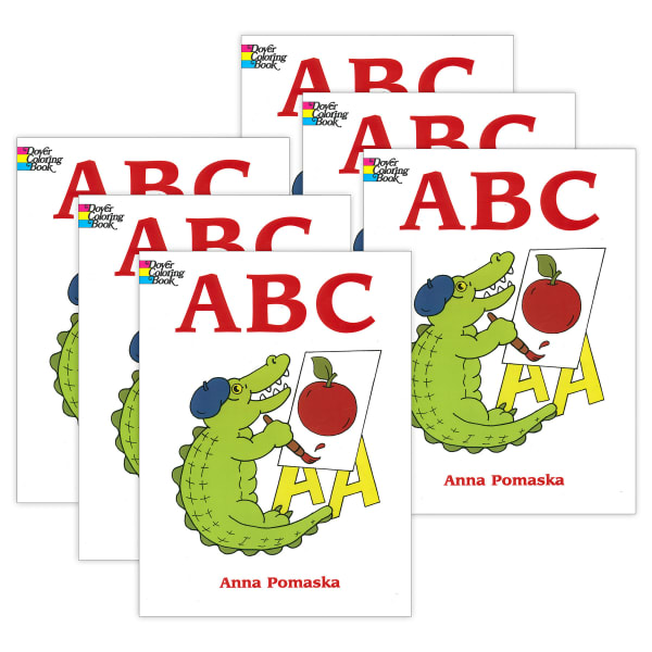 Dover Coloring Book, ABC, Pack Of 6