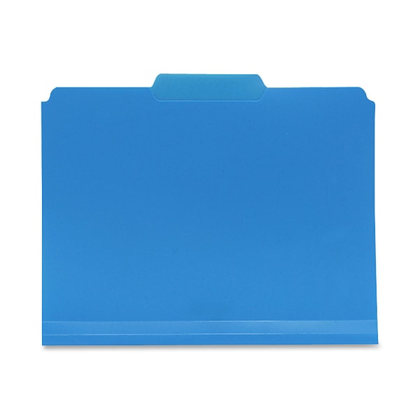 Smead Inn Dura File Folders, Letter Size, 1/3 Cut, Blue, Box Of 24