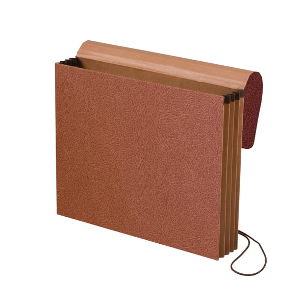 Smead Expanding Wallet, 3 1/2in Expansion, Letter Size, 30% Recycled, Redrope